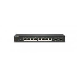 SonicWall SWS12-8POE Géré L2 Gigabit Ethernet (10/100/1000) Connexion Ethernet, supportant l'alimentation via ce port 