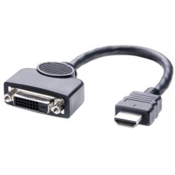 Uniformatic 14524 video cable adapter 0.2 m HDMI Type A (Standard) DVI-D