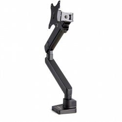 SINGLE DESK MOUNT MONITOR ARM 2 BUILT-IN USB 3.0 PORTS - VESA