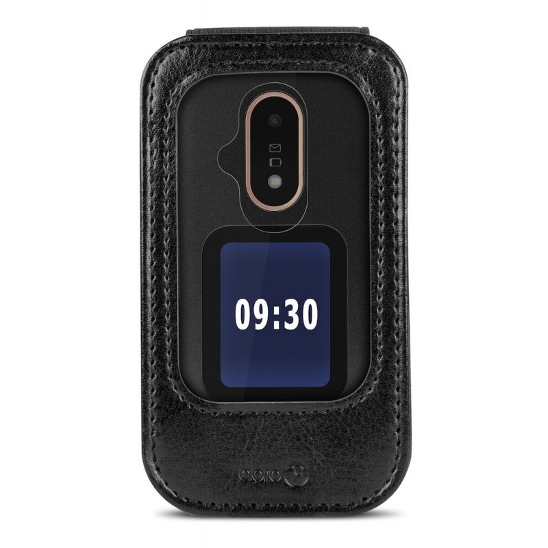 Doro 7988 mobile phone case 7.11 cm (2.8") Black
