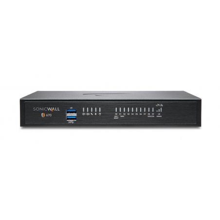 SonicWall TZ670 hardware firewall Desktop 5000 Mbit/s