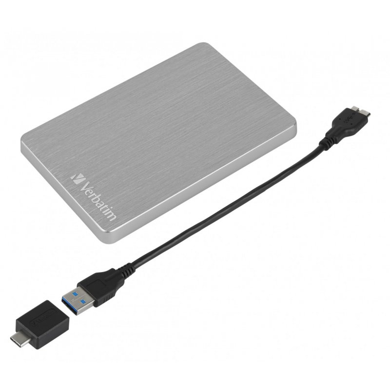 Verbatim compatible Store 'n' Go ALU Slim - Festplatte - 2 TB - USB 3.2 Gen 1