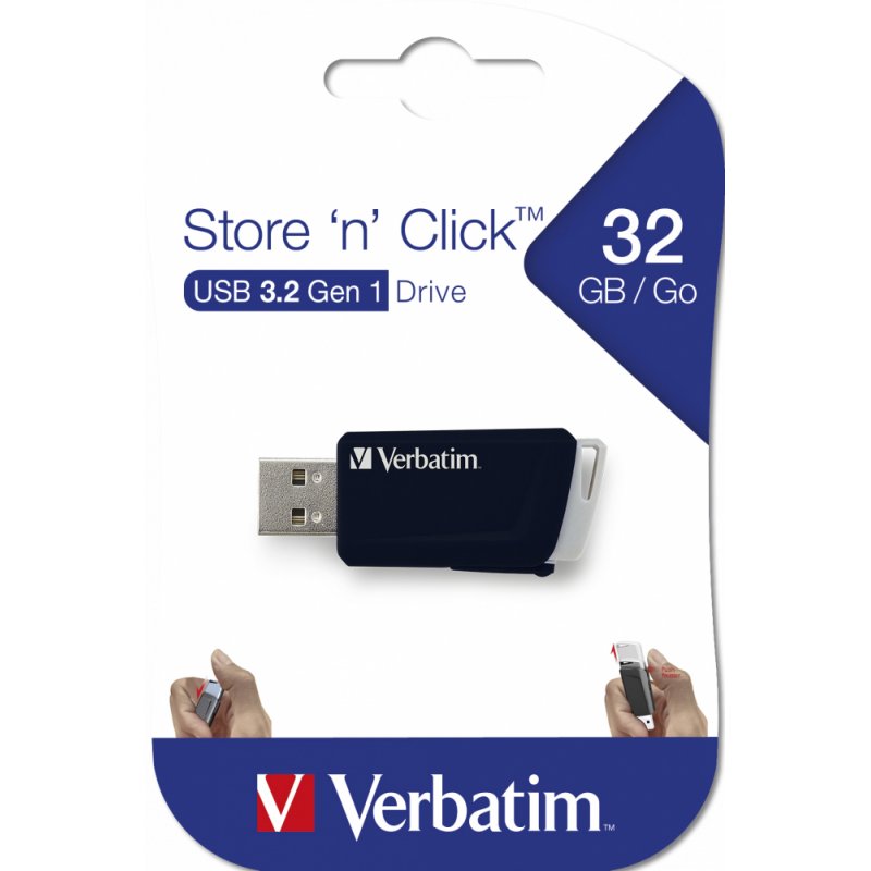 Verbatim Store 'n' Click - USB 2.0 Drive 3.2 GEN1 da 32 GB - Black