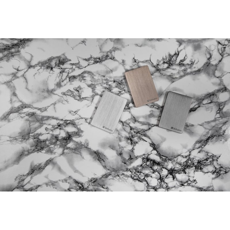 Verbatim Disque dur portable mince Store &146n&146 Go ALU 1 To gris