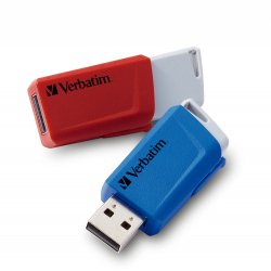 VERBATIM USB DRIVE 3.0 STORENCLICK 2X3