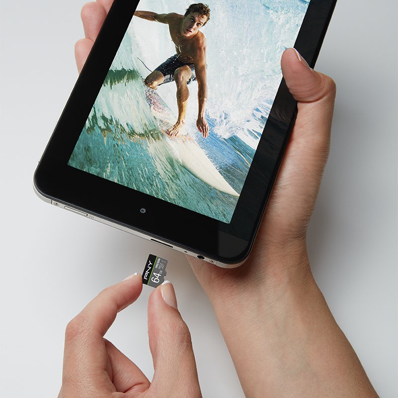 MICRO-SD PRO ELITE 64GB CLASS XC CLASS 10 / UHS-I U3A1 V30+SD