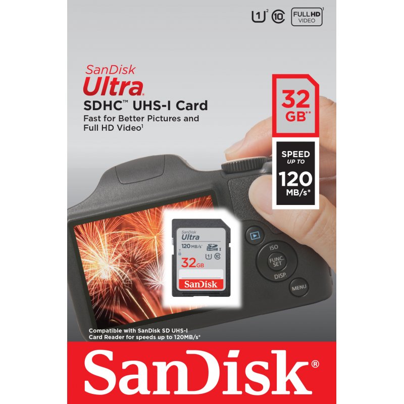 SanDisk Ultra 32 GB SDHC UHS-I Class 10