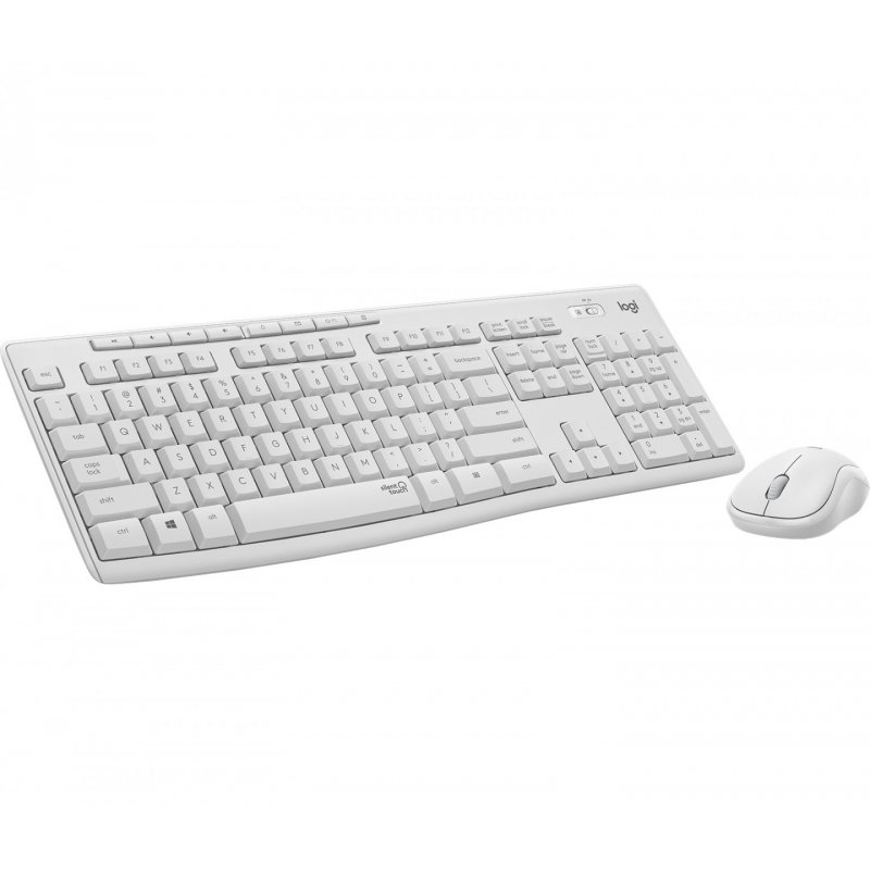 Logitech MK295 Silent Wireless Combo clavier Souris incluse USB QWERTZ Allemand Blanc