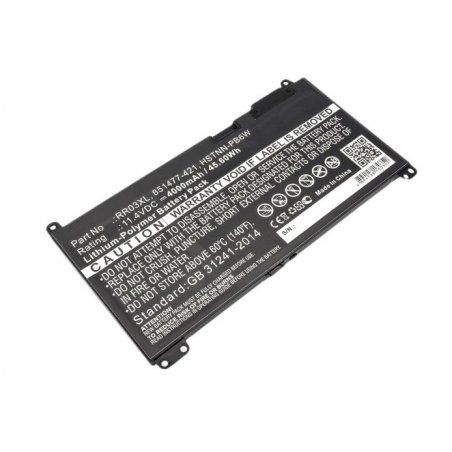 BATTERY LI-POL 11.4V-3930MAH 45WH RR03XL/RR03048XL/HSTNN-LB7