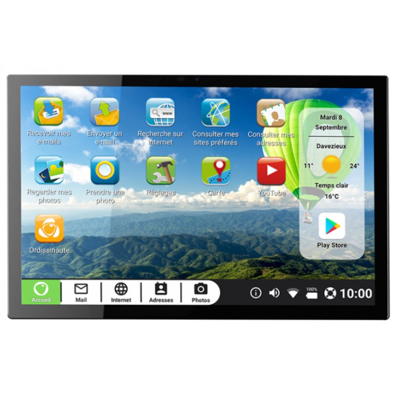 ORDISSIMO ART0418 tablet 4G 64 GB 25.6 cm (10.1") 4 GB Wi-Fi 5 (802.11ac) Android 10 Black