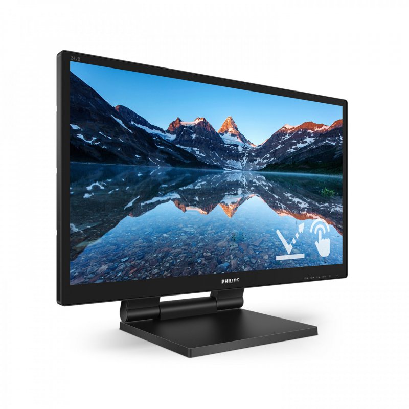 Philips 242B9TL/00 écran plat de PC 60,5 cm (23.8") 1920 x 1080 pixels Full HD LCD Écran tactile Noir