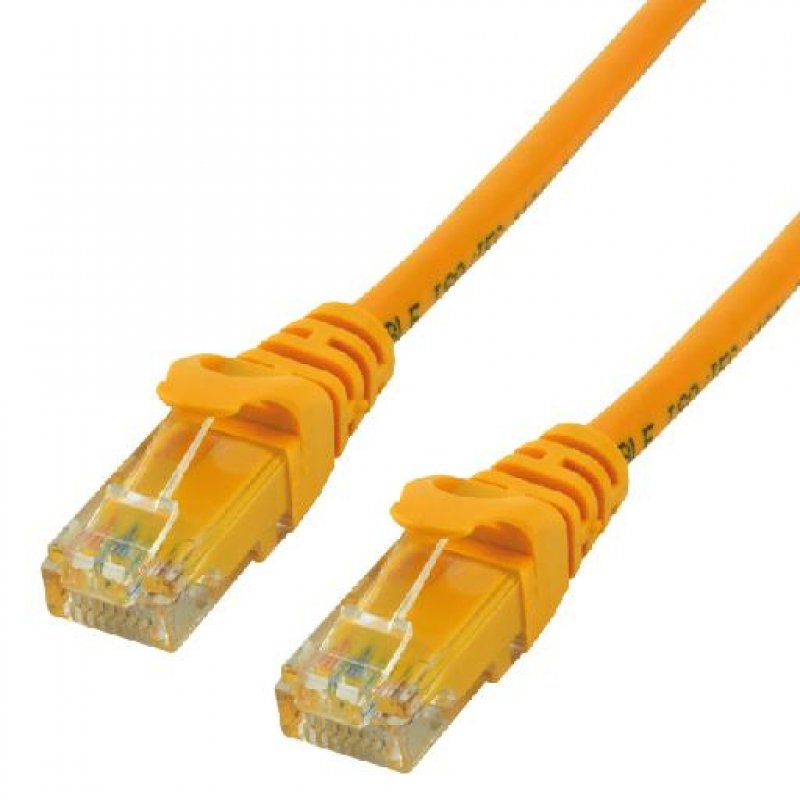 CABLE DE RED CAT 6 U/UTP 50 CM AMARILLO