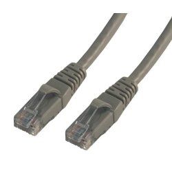 MCL RJ45 CAT6 A U/UTP 10m câble de réseau Gris Cat6a