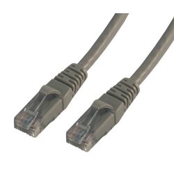 MCL RJ45 CAT6 A U/UTP 10m networking cable Grey Cat6a