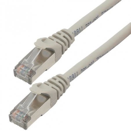 CAT6A S/FTP LSZH Patch cable - 10m Grey