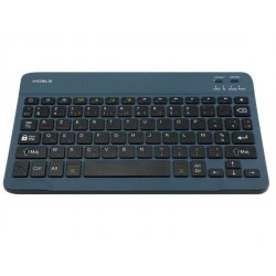 Mobilis 001284 mobile device keyboard Blue Bluetooth AZERTY French