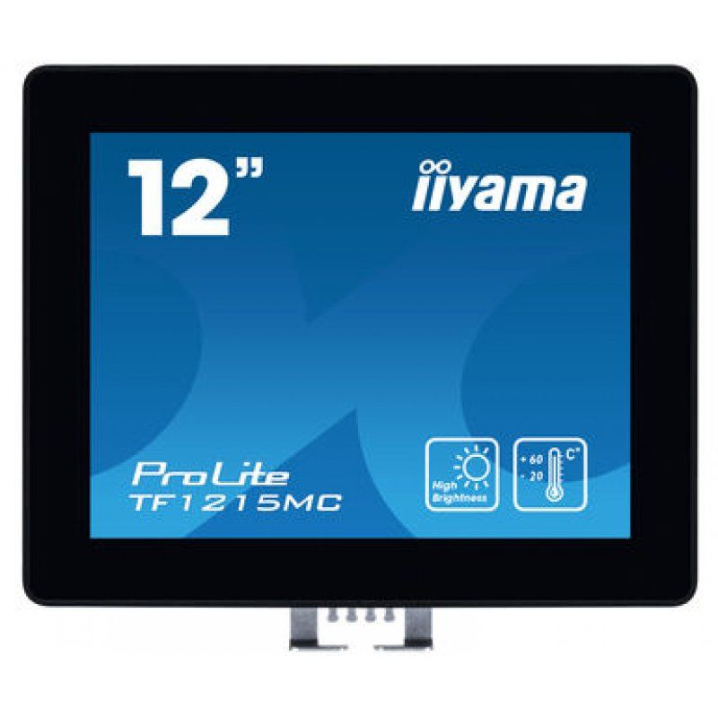iiyama ProLite TF1215MC-B1 computer monitor 30.7 cm (12.1") 1024 x 768 pixels LCD Touchscreen Black