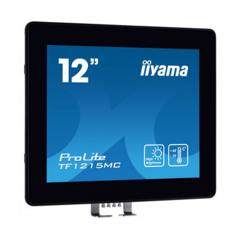 iiyama ProLite TF1215MC-B1 écran plat de PC 30,7 cm (12.1") 1024 x 768 pixels LCD Écran tactile Noir