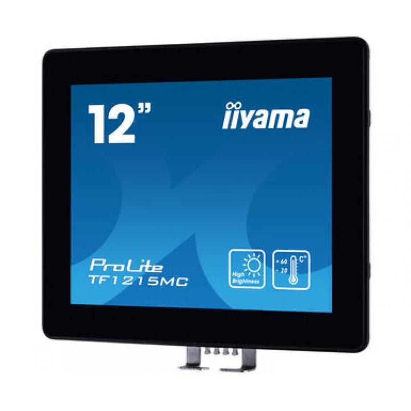 iiyama ProLite TF1215MC-B1 écran plat de PC 30,7 cm (12.1") 1024 x 768 pixels LCD Écran tactile Noir