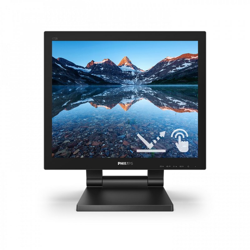 Philips 172B9TL/00 écran plat de PC 43,2 cm (17") 1280 x 1024 pixels Full HD LCD Écran tactile Noir