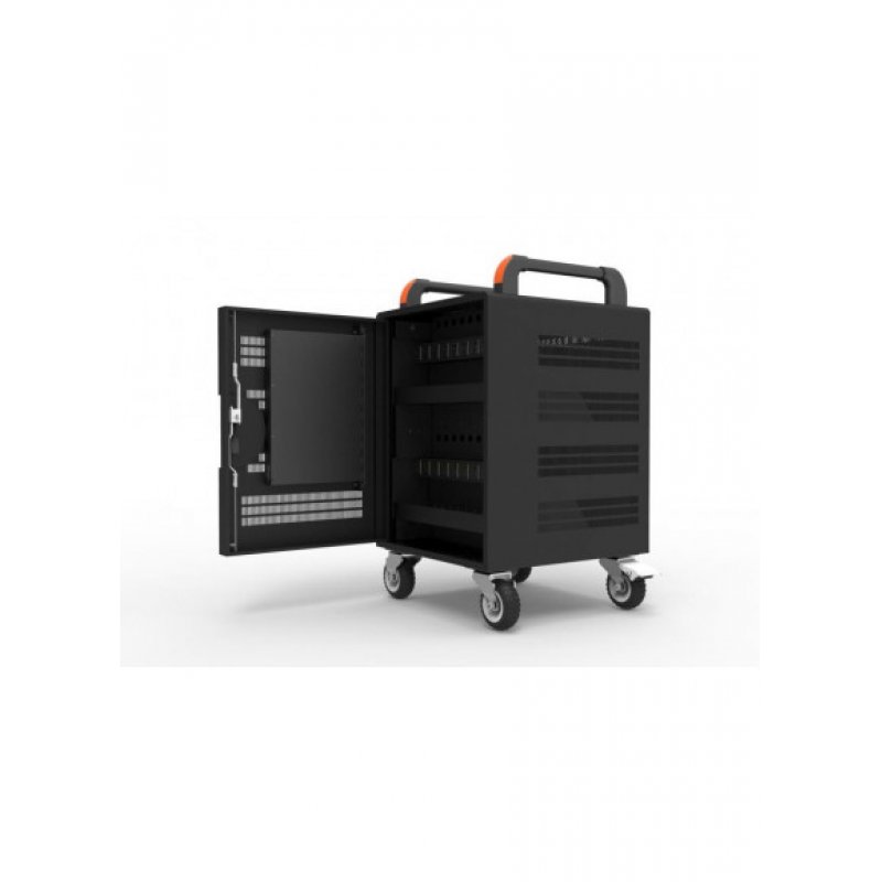 Port Designs 901958 portable device management cart/cabinet Portable device management cabinet Black