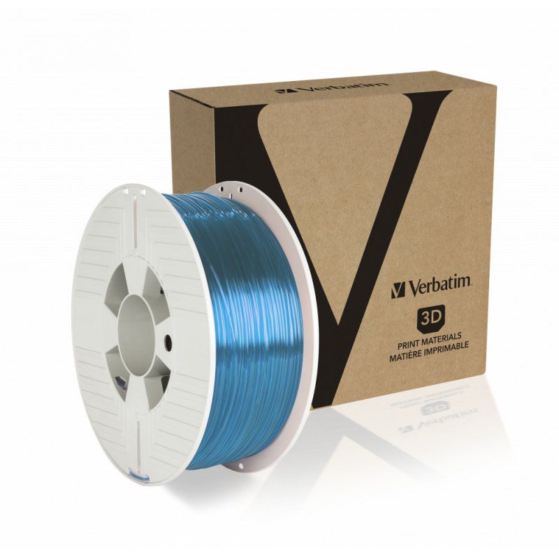 3D PRINTER FILAMENT PET-G 1.75MM 1KG BLU