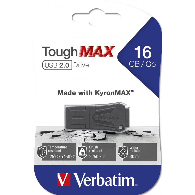 Verbatim compatible ToughMAX - USB-Flash-Laufwerk - 16 GB