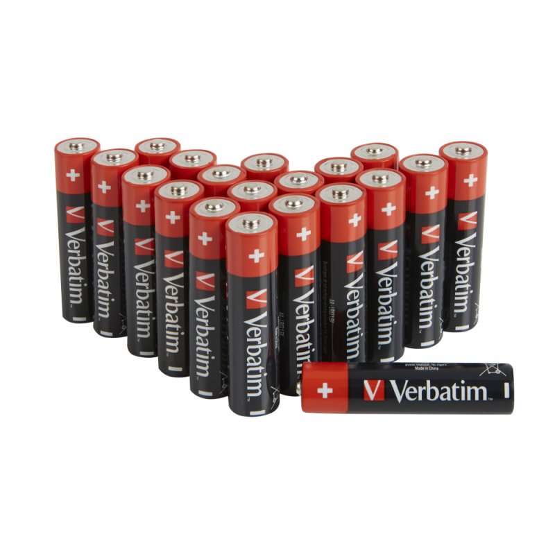 ALKALINE BATTERY AA 20 PACK HANGCARD