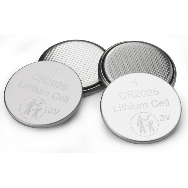 LITHIUM BATTERY CR2025 3V 4 PACK