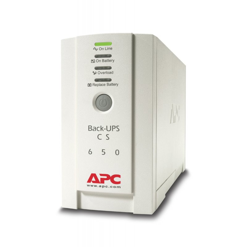 APC compatible Back-UPS CS - BK650EI - Onduleur 650VA (4 Prises IEC)
