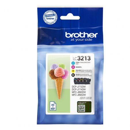 Brother compatible LC3213 - 4er-Pack - Schwarz, Gelb, Cyan, Magenta - Original - Tintenpatrone