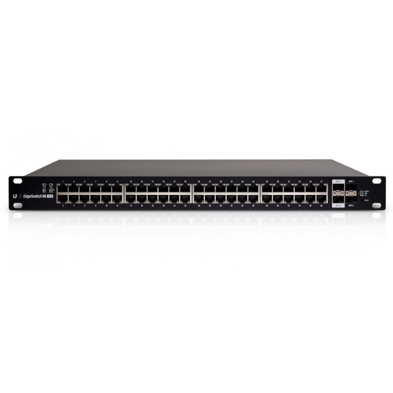 Ubiquiti ES-48-500W network switch Managed L2/L3 Gigabit Ethernet (10/100/1000) Power over Ethernet (PoE) 1U Black