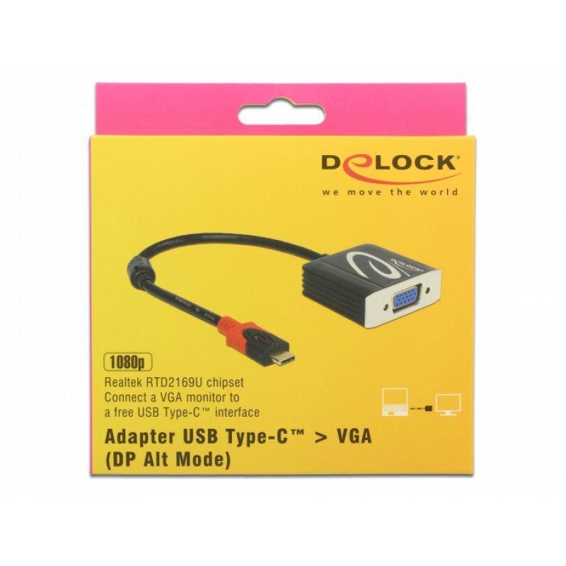 KAB USB C  Adapter VGA Buchse Delock compatible