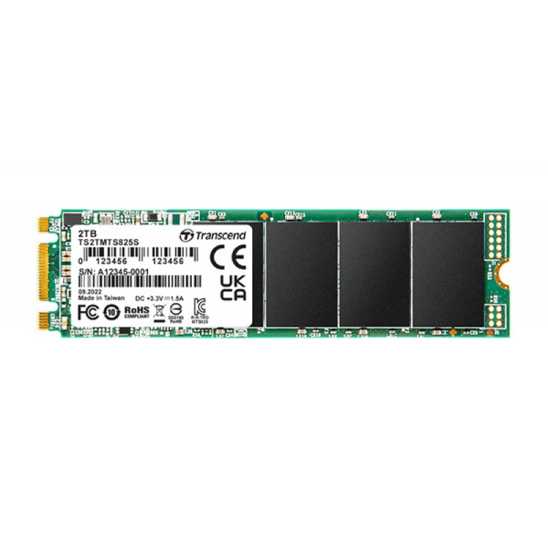 Transcend M.2 SSD 825S 2 TB Serial ATA III 3D NAND