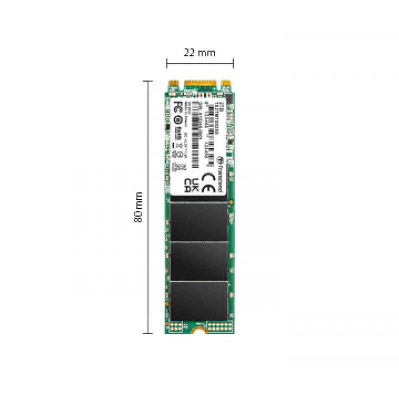 Transcend M.2 SSD 825S 2 TB Serial ATA III 3D NAND