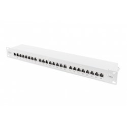 DIGITUS Panneau 19", cat.6A (profond), 25 x ports RJ45, 1 U