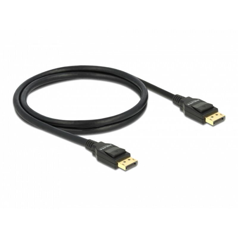 DeLOCK Cable DisplayPort 1.2 male  DisplayPort male 4K 1 m Black
