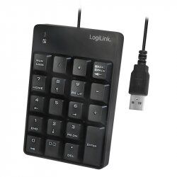 LogiLink compatible ID0184 Numerische Tastatur Notebook Schwarz