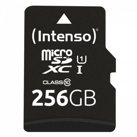256GB Intenso compatible Premium MicroSDXC 45MB/s +Adapter