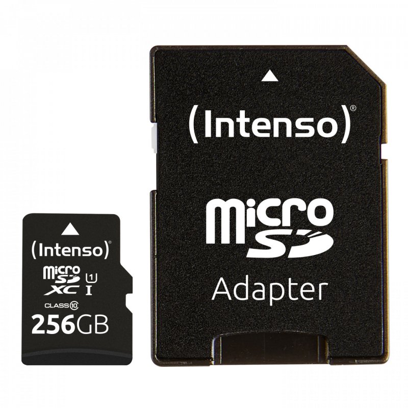 Intenso microSD Karte UHS-I Premium 256 GB Class 10