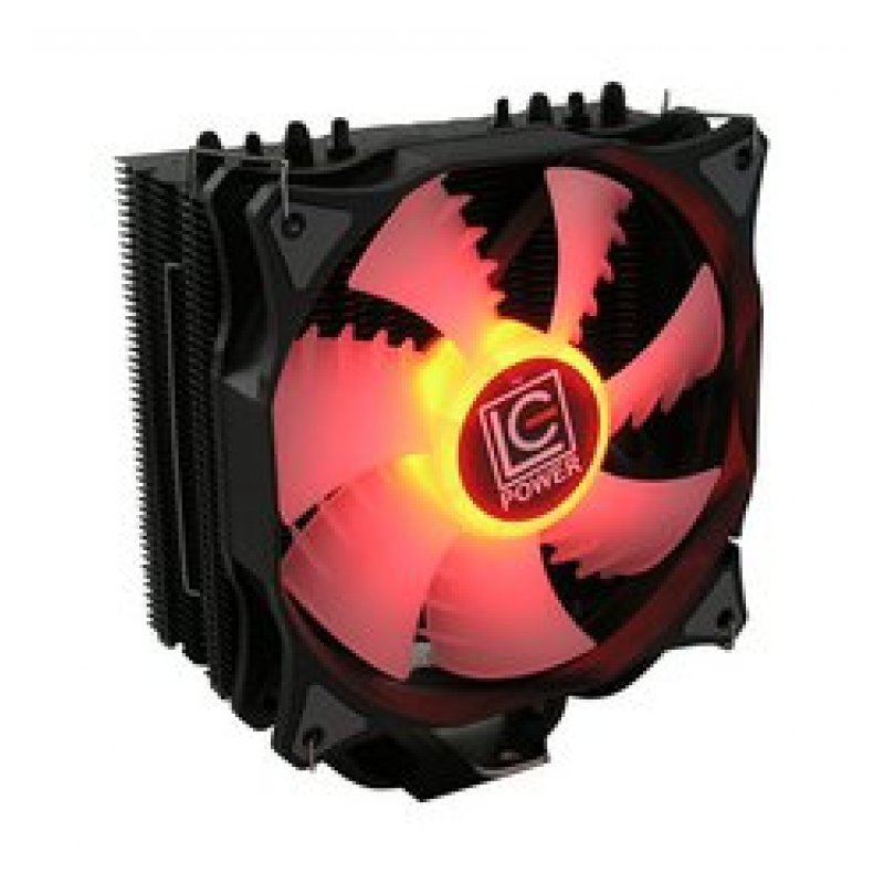 LC-Power LC-CC-120-RGB computer cooling system Processor Cooler 12 cm Black, White