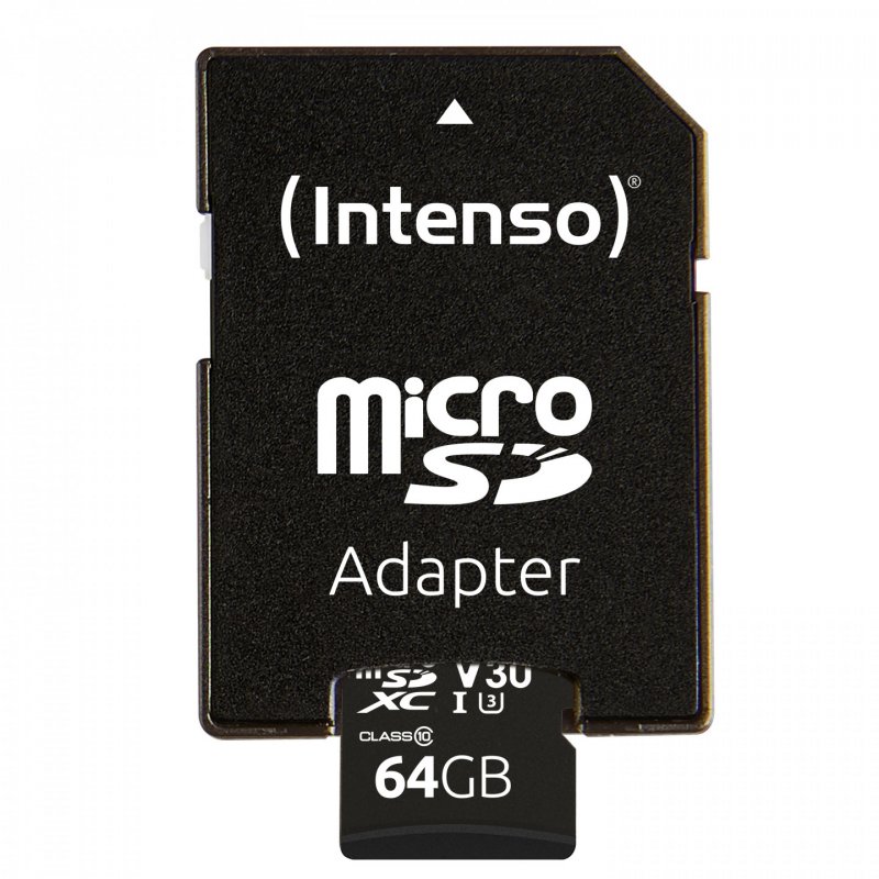 Intenso 3433490 memory card 64 GB MicroSDXC UHS-I Class 10