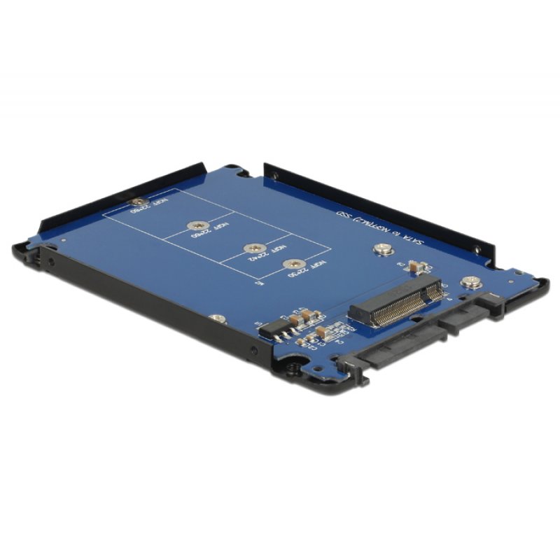 M.2 30/42/60/80 zu Sata intern black Delock compatible
