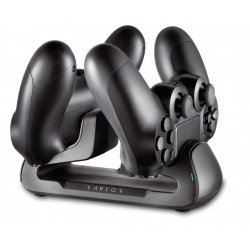 Raptor Gaming RG-CS100-P4 chargeur d'appareils mobiles Manettes de jeu Noir USB Intérieure