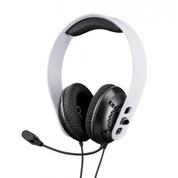 Raptor Gaming RG-H200-W headphones/headset Wired Head-band Black, White