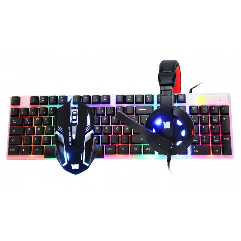 WASDkeys GS80 keyboard Mouse included USB Black