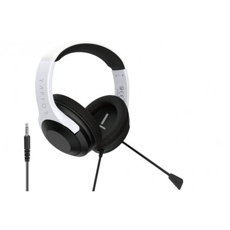 Raptor Gaming - Casque de jeu stéréo filaire H300 Blanc pour PS4/PS5, Xbox Series X|S et Windows 10/11