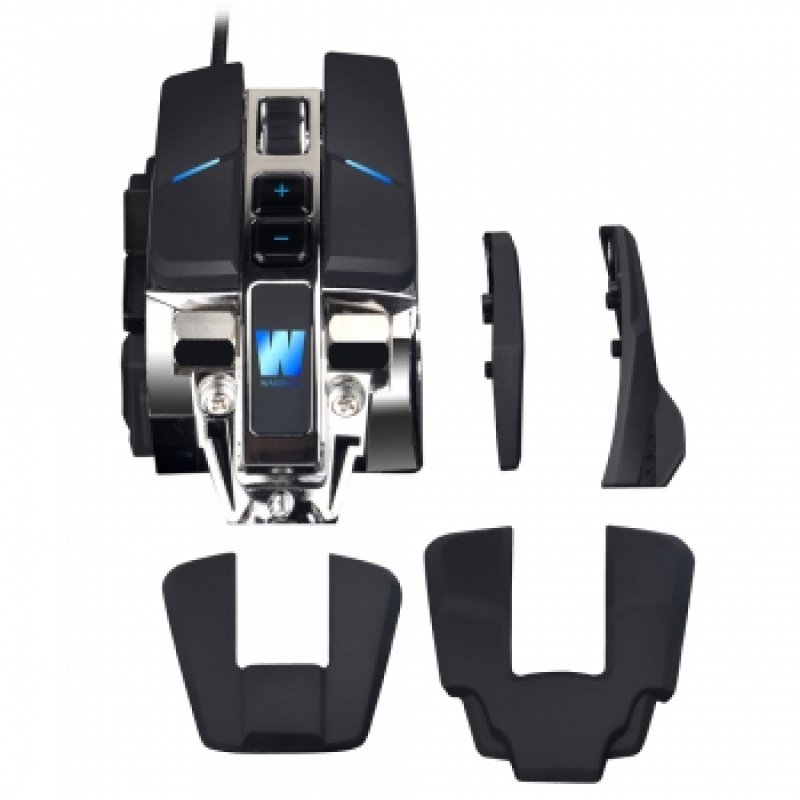 WASDkeys - M300 - Souris de jeu laser filaire RGB noire