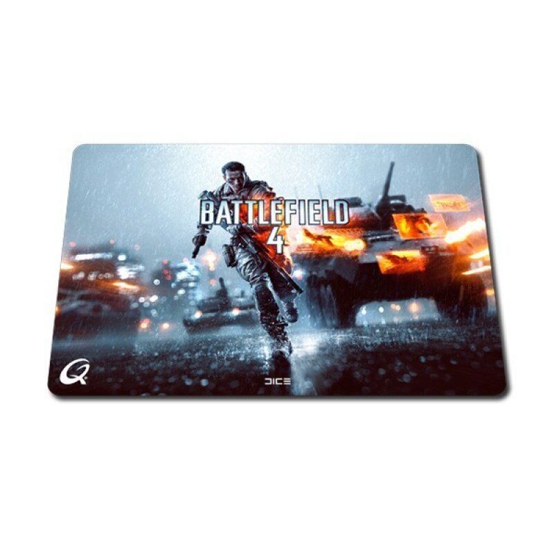 QPAD CT Battlefield 4 Large Tapis de souris de jeu Multicolore