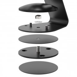 SWIVEL BASE FOR CORE STAND BLACK